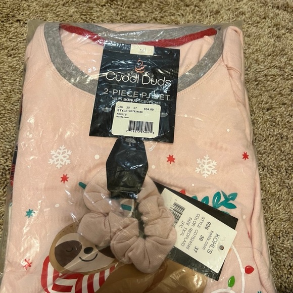 Cuddl Duds Pink Kids Pajamas Set - Picture 1 of 2
